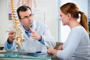 Spezialist Consultatioun fir Lendeger Osteochondrose
